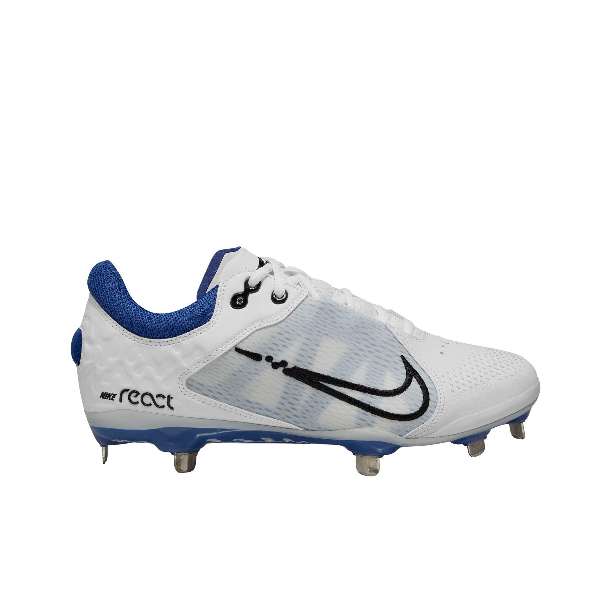 Blue and best sale white softball cleats